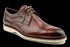 Tan Derby Dress Sneaker Wıth Semi Brogue Detail